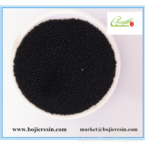 Strong acid black cation exchange resin BC121B
